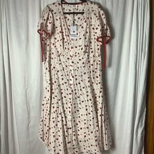 Lady bug Print Dress